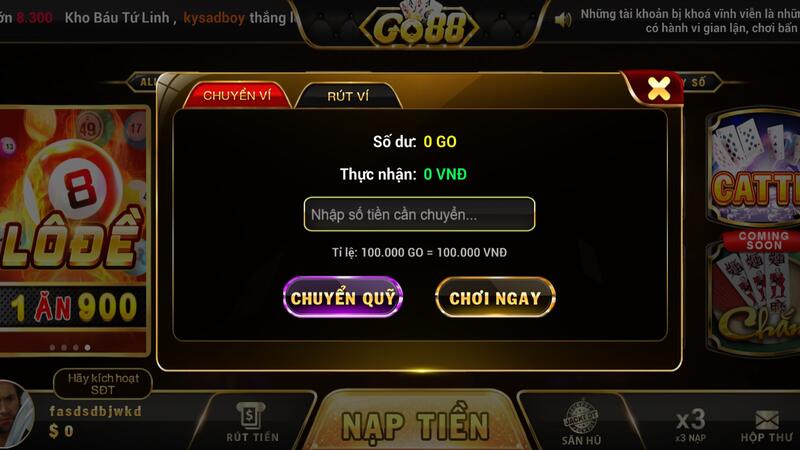 Những "ông lớn" trong làng game đổi thưởng gọi tên Go88 và X8 Club